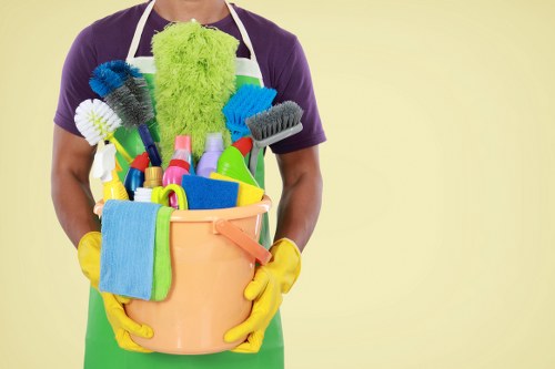 Secure carpet cleaning payment area with customer transaction protection